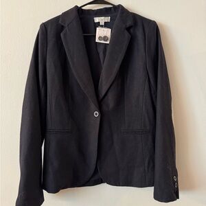 Ovi Women's Classic Wool Black Blazer